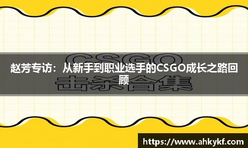赵芳专访：从新手到职业选手的CSGO成长之路回顾